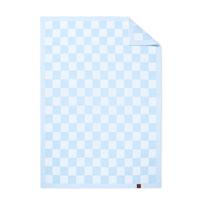 Checker Jacquard Knit Baby Blanket