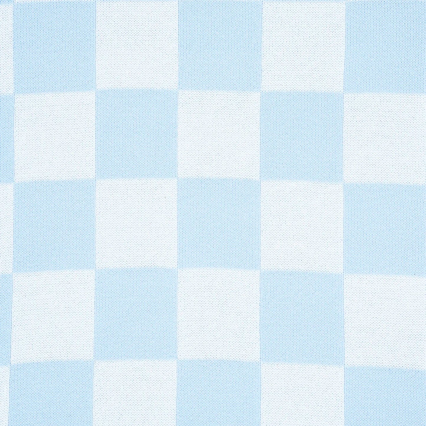 Checker Jacquard Knit Baby Blanket