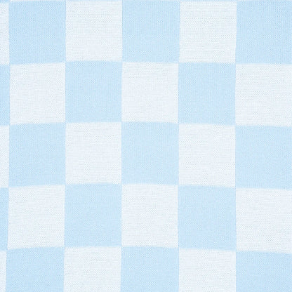 Checker Jacquard Knit Baby Blanket