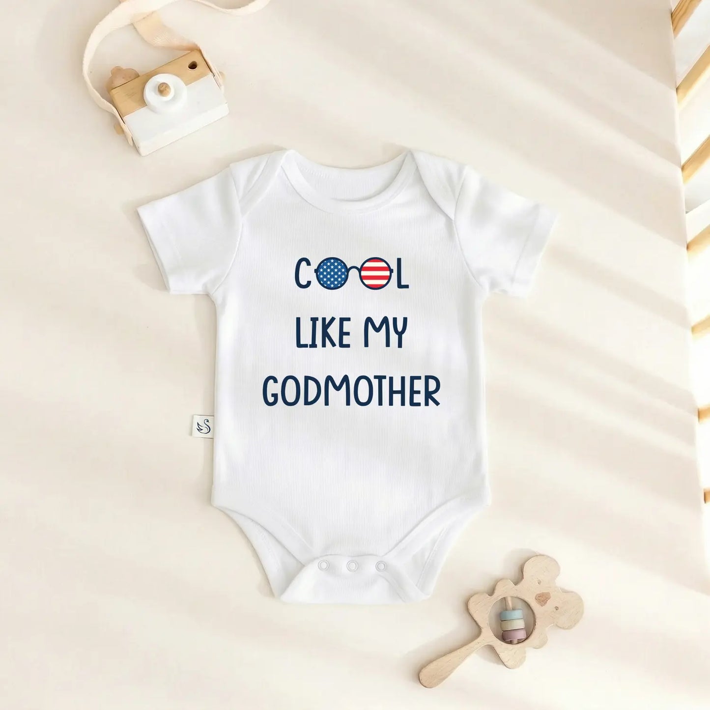 Cool Like My Godmother Baby Onesie