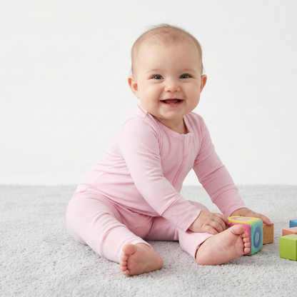 Convertible Footie Pajamas in Mary Rose