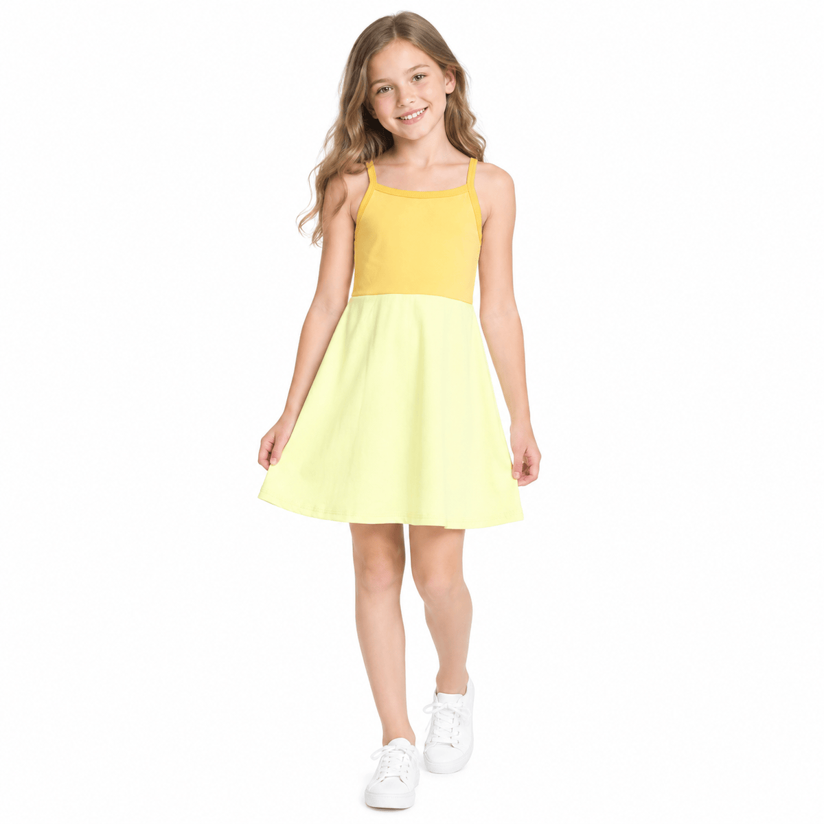 Yellow Strappy Athletic Dress