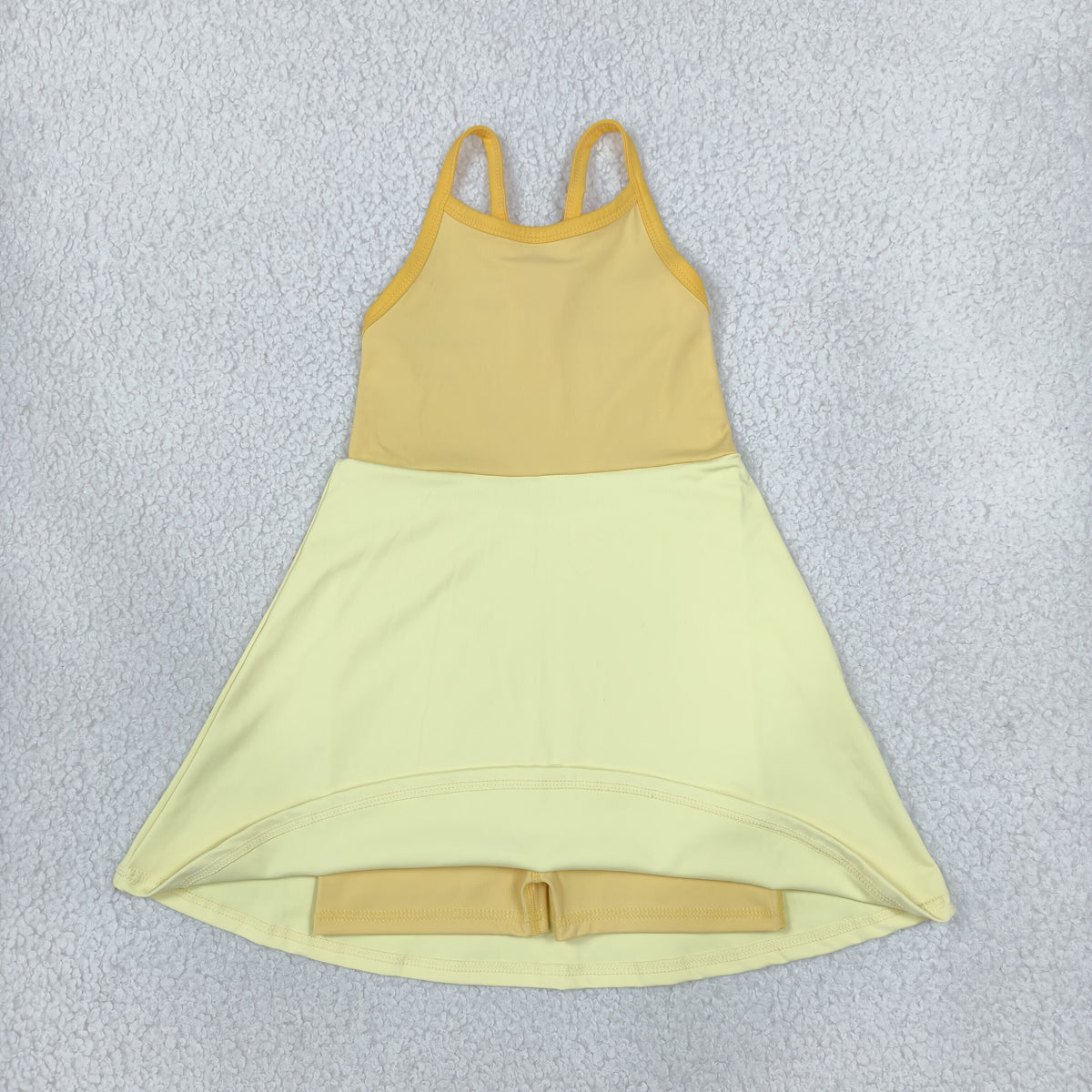 Yellow Strappy Athletic Dress
