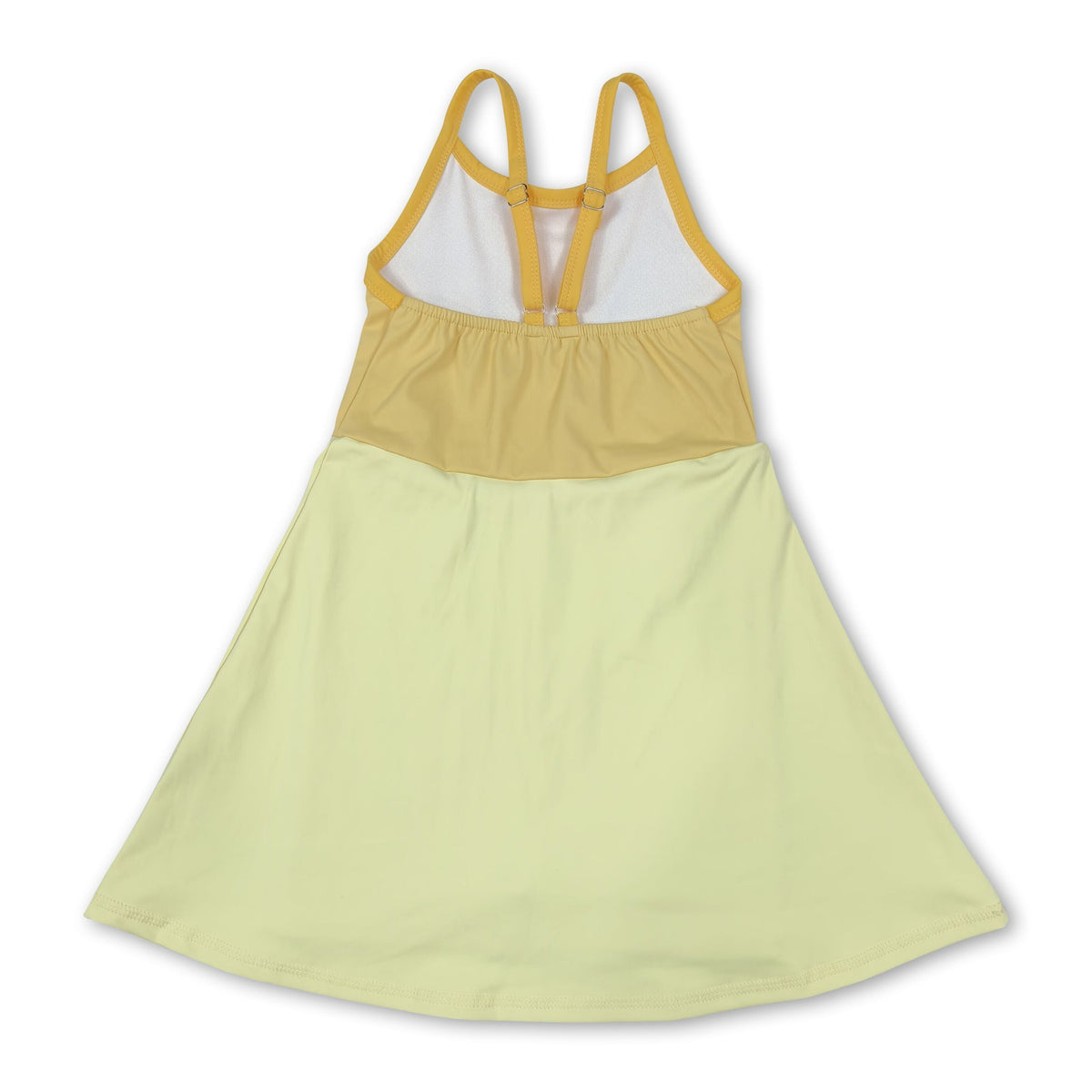 Yellow Strappy Athletic Dress