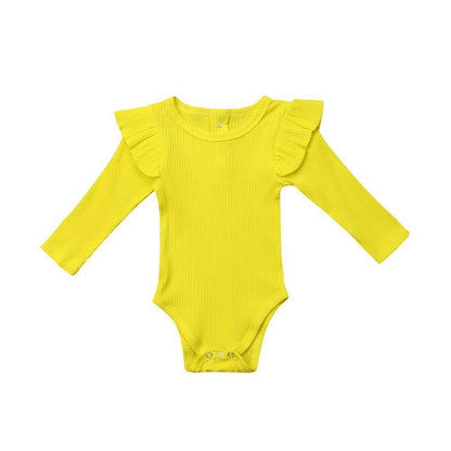 Princess Long Sleeve Baby Girl Romper – Cotton Jumpsuit (3–24 Months)