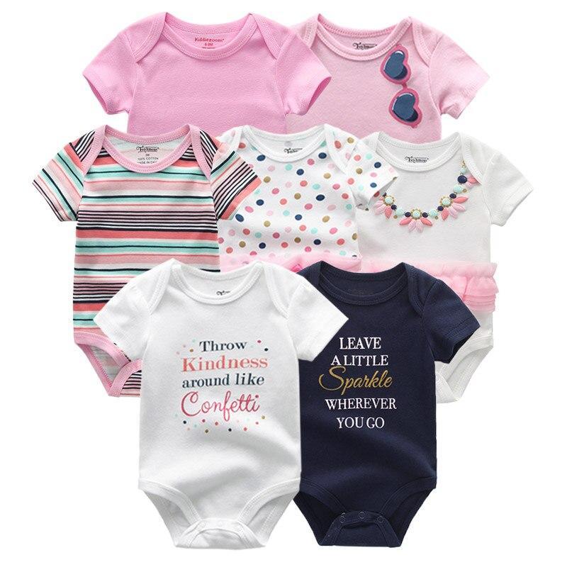 Newborn Baby Rompers 7-Piece Set
