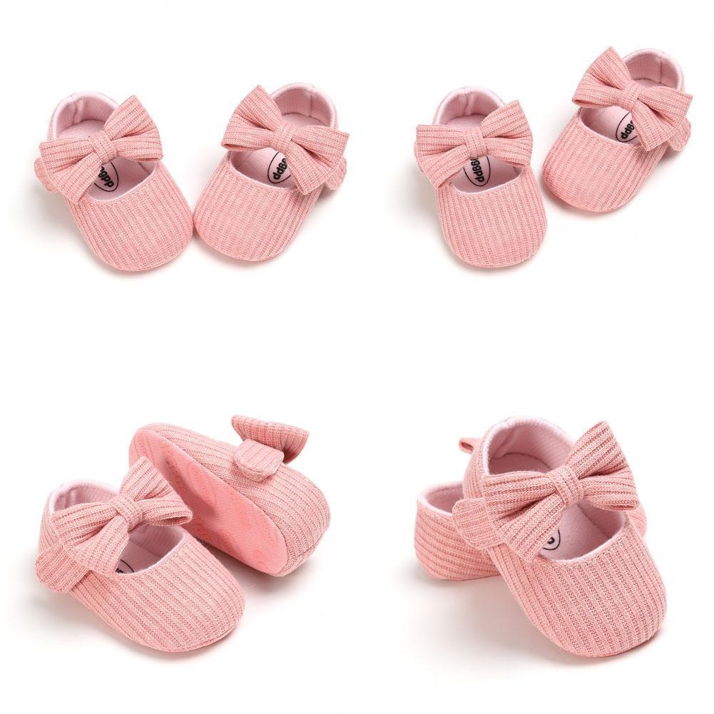 Baby Girl First Walker Soft Sole Bowknot Shoes