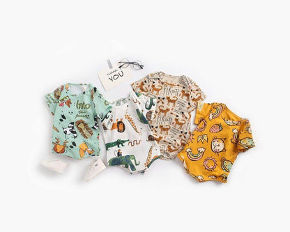 Colorful Tribal Feather Baby Bodysuit Romper