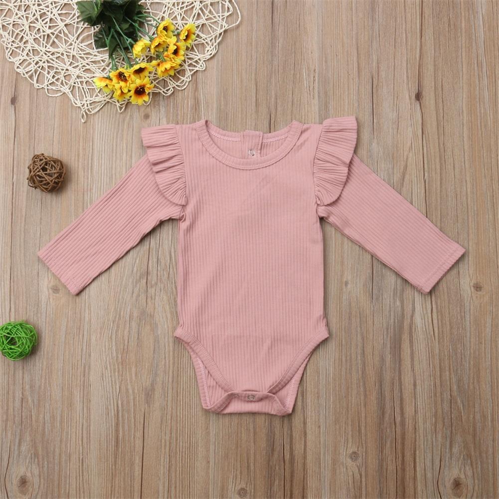 Princess Long Sleeve Baby Girl Romper – Cotton Jumpsuit (3–24 Months)