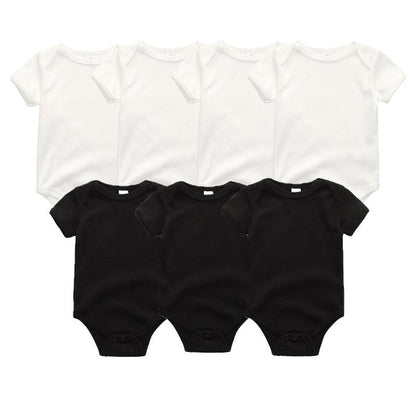 Unisex Newborn Baby Rompers Clothing Infant Jumpsuits 100%Cotton Children 7Pcs/Lot Set for Girls and Boys Jumpsuits For Kids