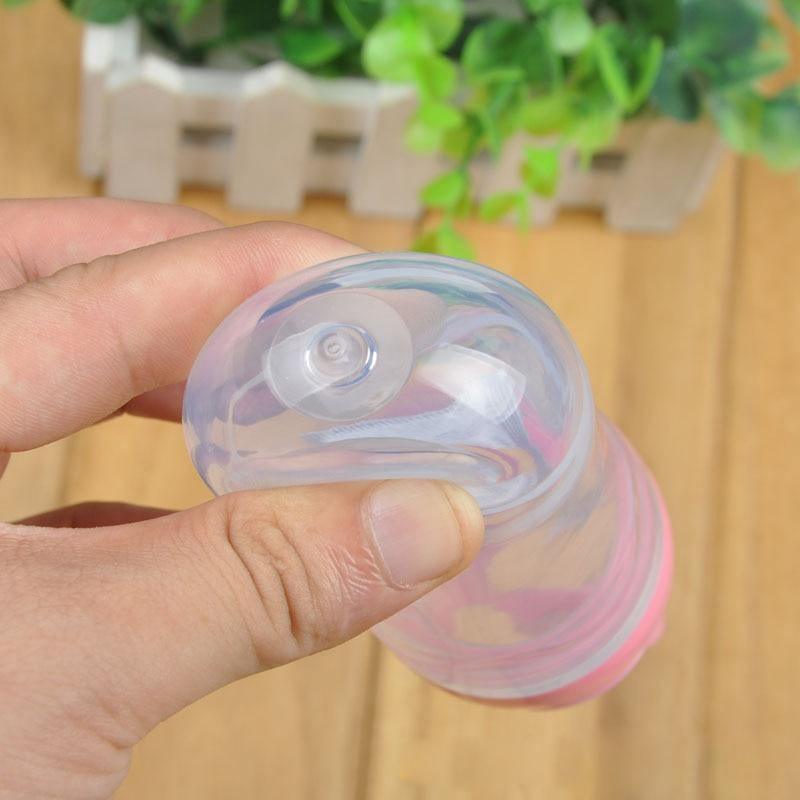 Silicone Baby Feeding Bottle with Spoon