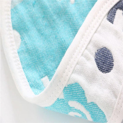 6-Layer 100% Cotton Gauze Baby Bibs