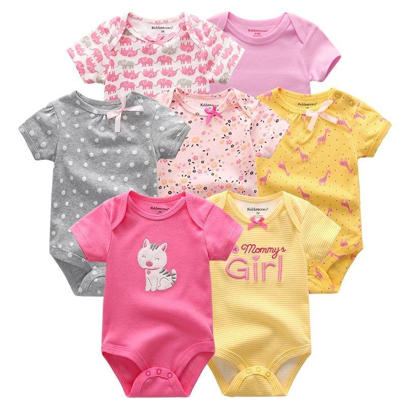 Newborn Baby Rompers 7-Piece Set