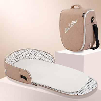 Multifunctional Folding Baby Travel Cot with Mosquito Net