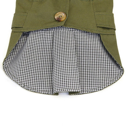 British Style Pet Jacket Coat