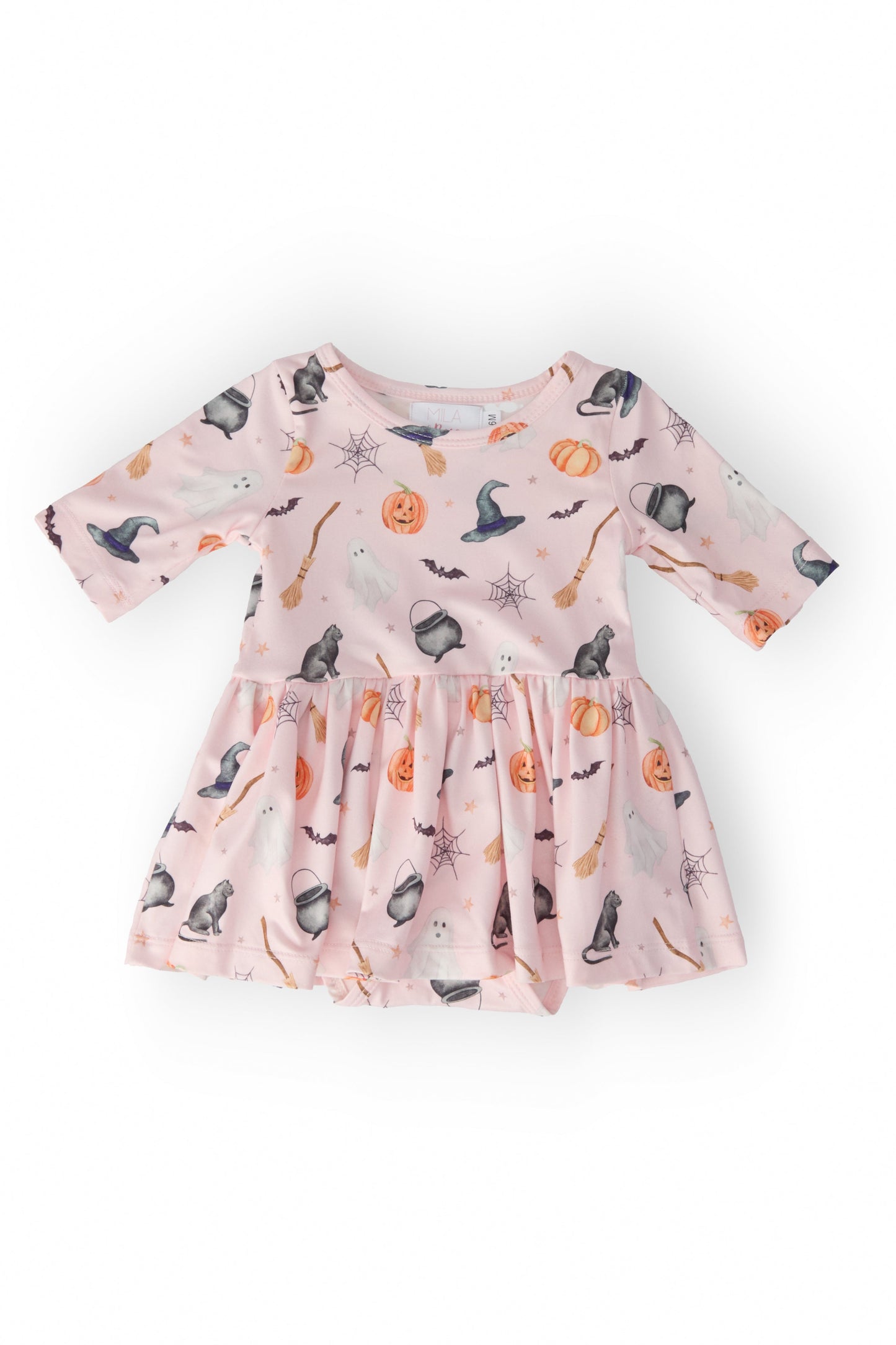 Hey Boo 3/4 Sleeve Twirl Bodysuit