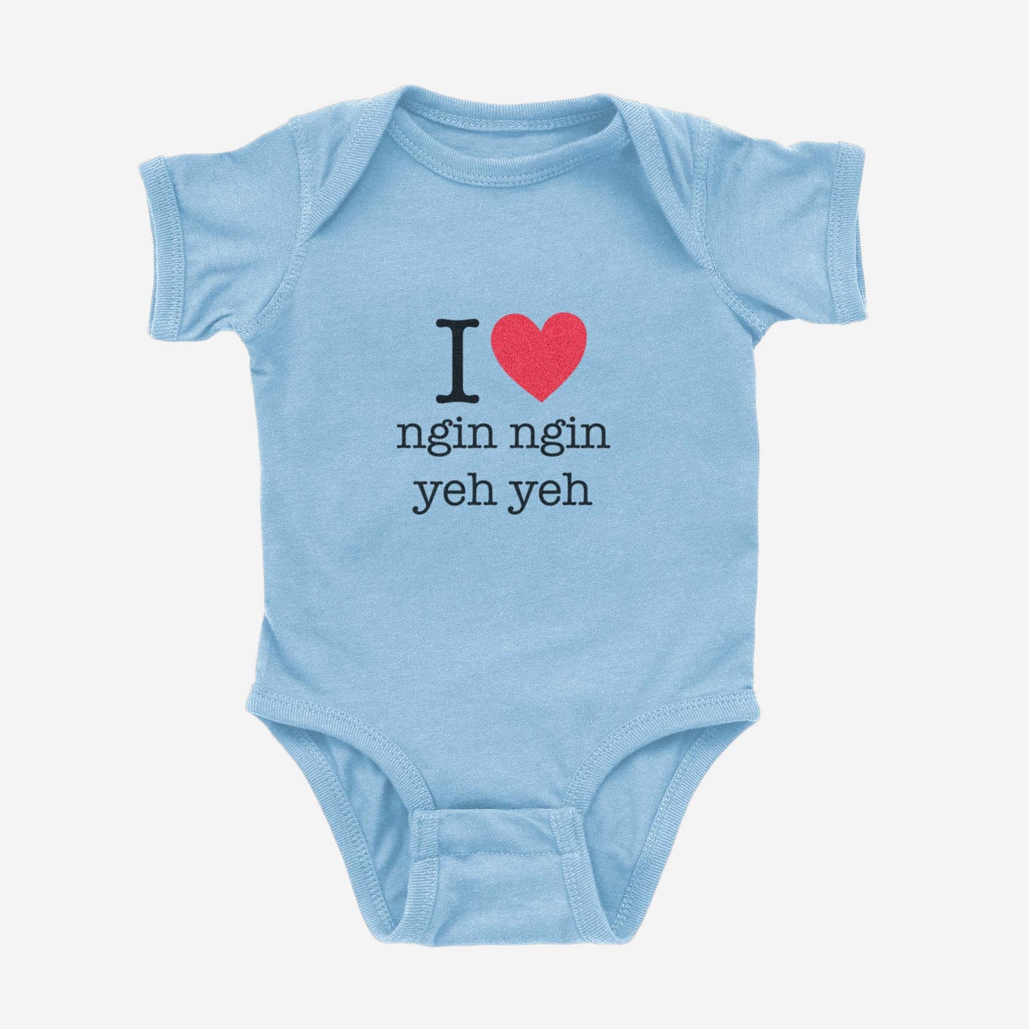 I ♡ Heart Grandma & Grandpa Taishanese Onesie (Paternal)