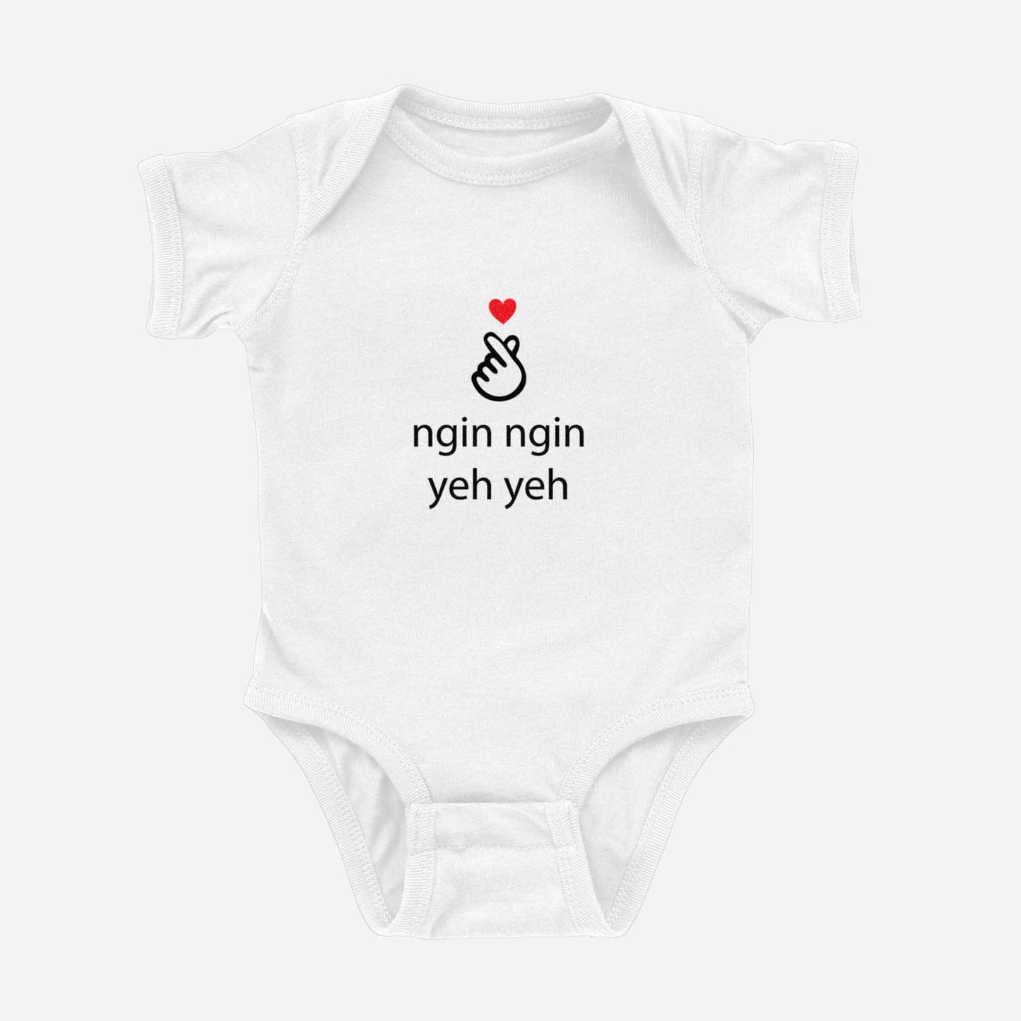 I Love Heart Grandma & Grandpa Taishanese Onesie (Paternal)