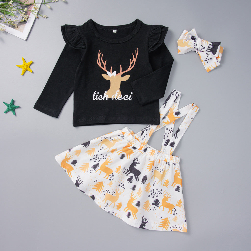 Kids Clothes Set Girls Autumn Witner Toddler Kids