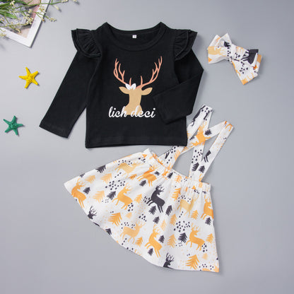Kids Clothes Set Girls Autumn Witner Toddler Kids