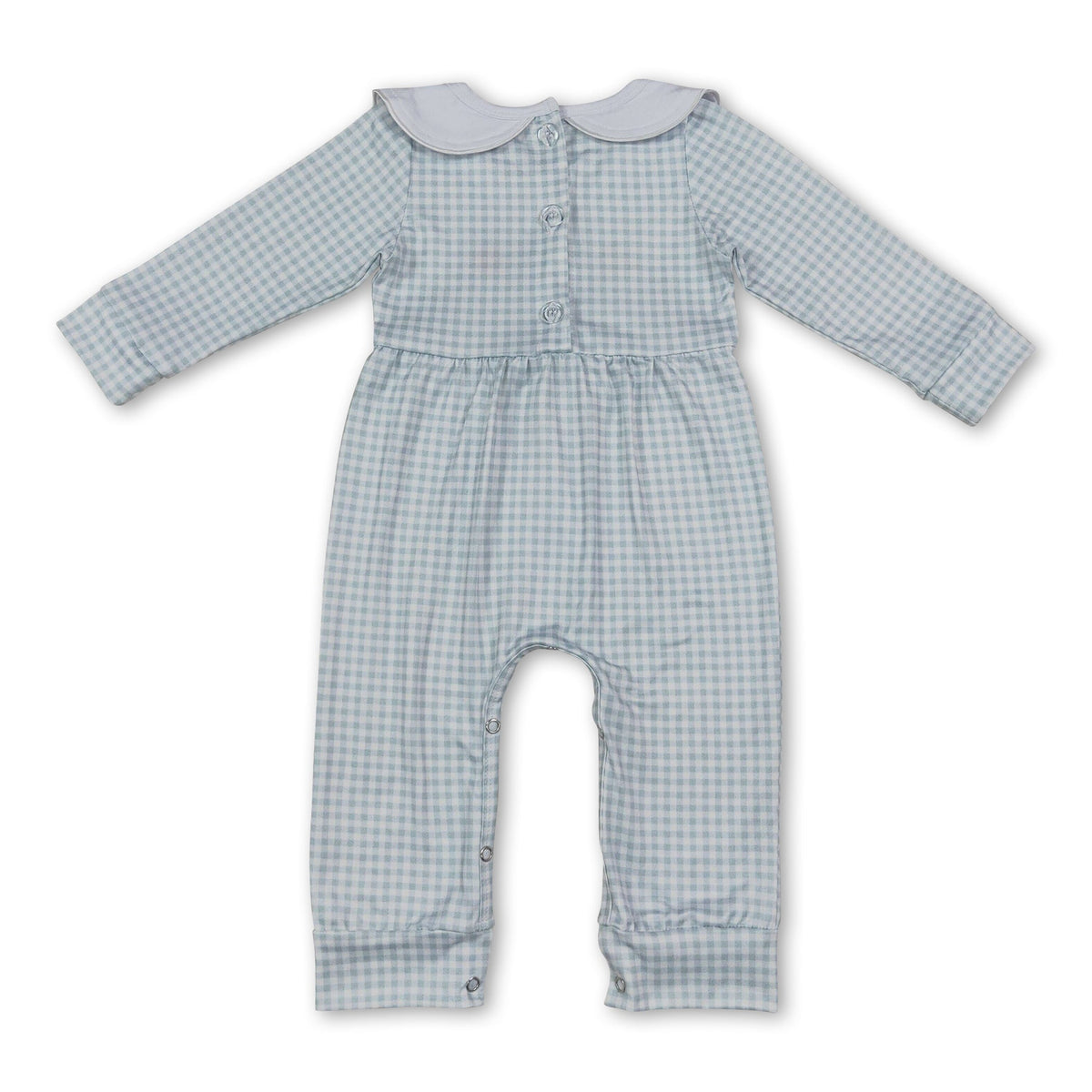 Plaid turkey pumpkin pie baby boys Thanksgiving romper