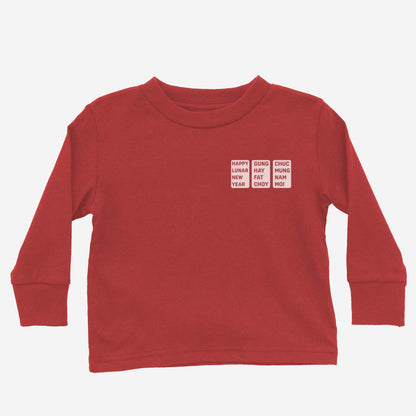 Lunar New Year Vietnamese Chinese Mix Long Sleeve Shirt (Toddler)