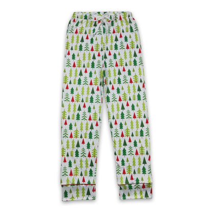 Christmas tree family clothes adult women pants