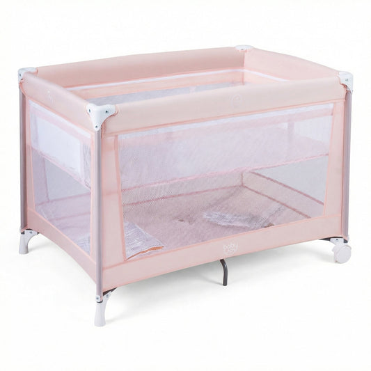 Portable Baby Playard Folding Travel Crib with Soft Mattress