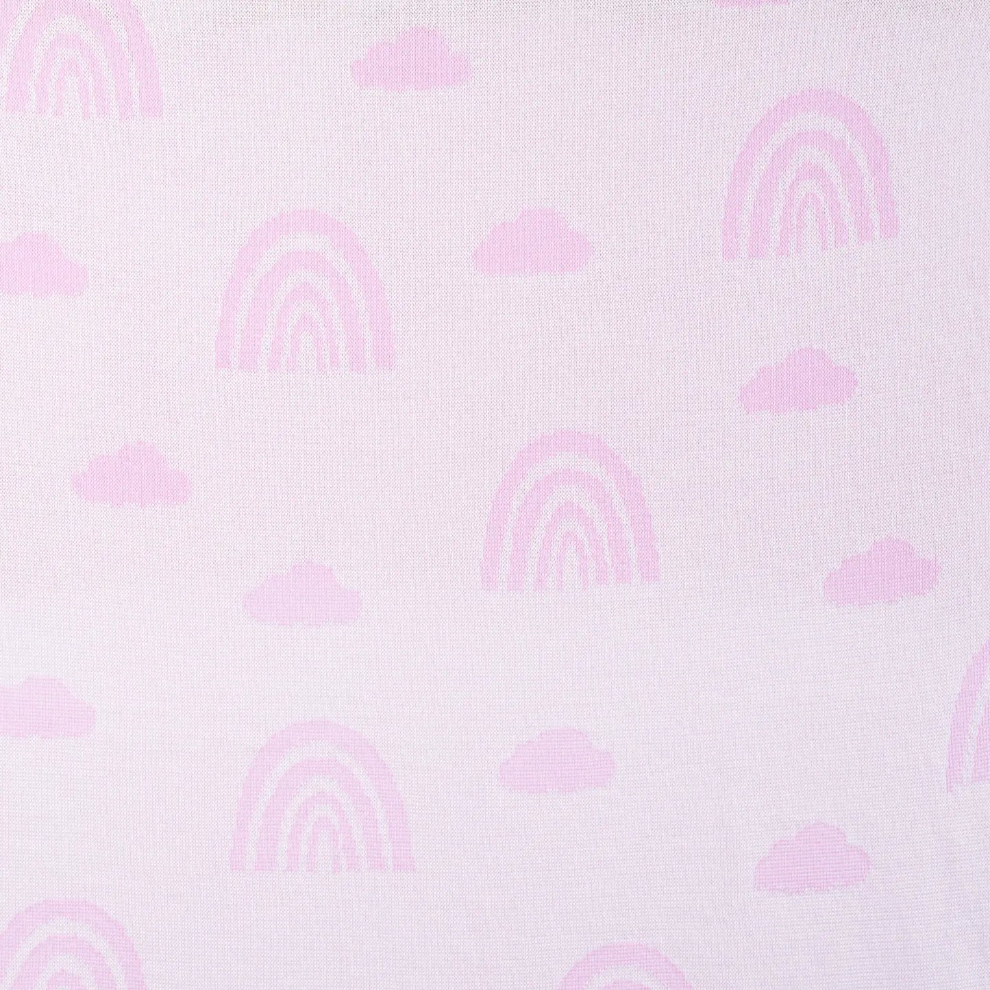 Rainbow Lilac Jacquard Knit Baby Blanket
