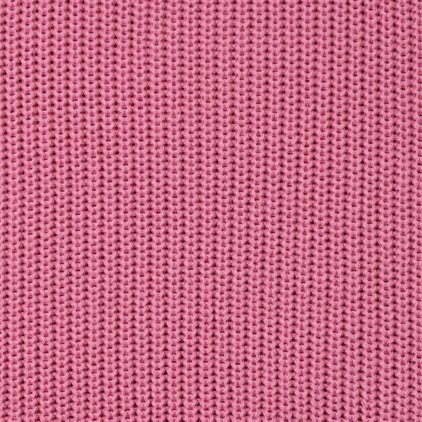 Classic Knit Baby Sweater in Rose Pink