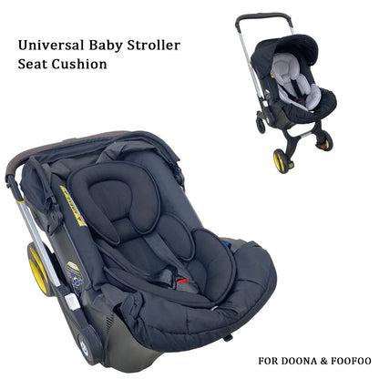 Universal Baby Stroller Seat Cushion & Head Support Pillow