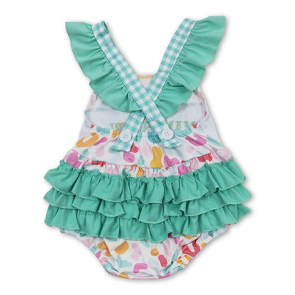 Mama's girl leopard baby kids romper