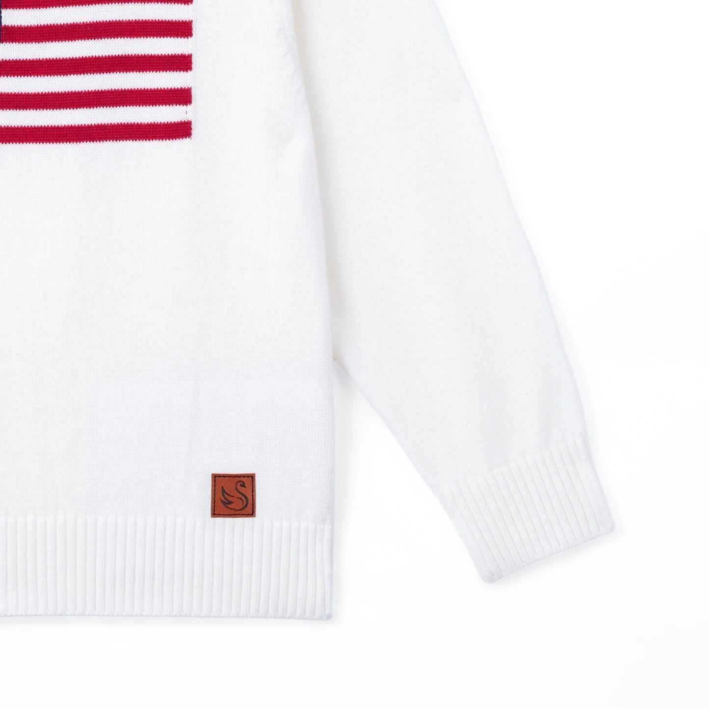 Signature American Flag Knit Kids Sweater
