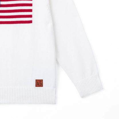 Signature American Flag Knit Kids Sweater