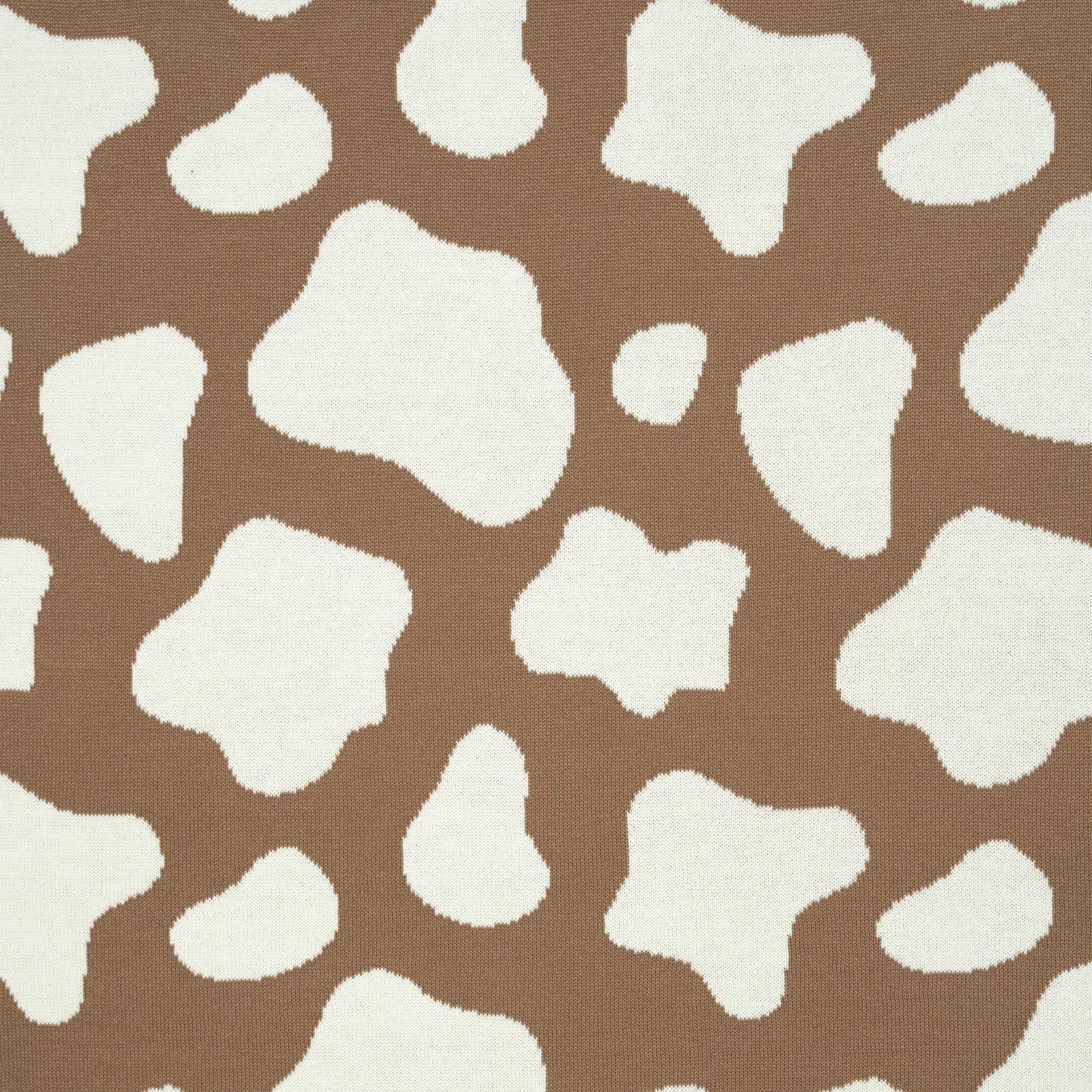 Baby Cow Jacquard Knit Blanket