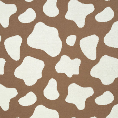 Baby Cow Jacquard Knit Blanket