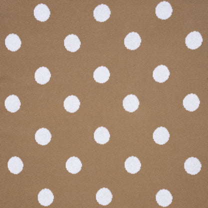 Baby Mocha Polkadot Jacquard Knit Blanket