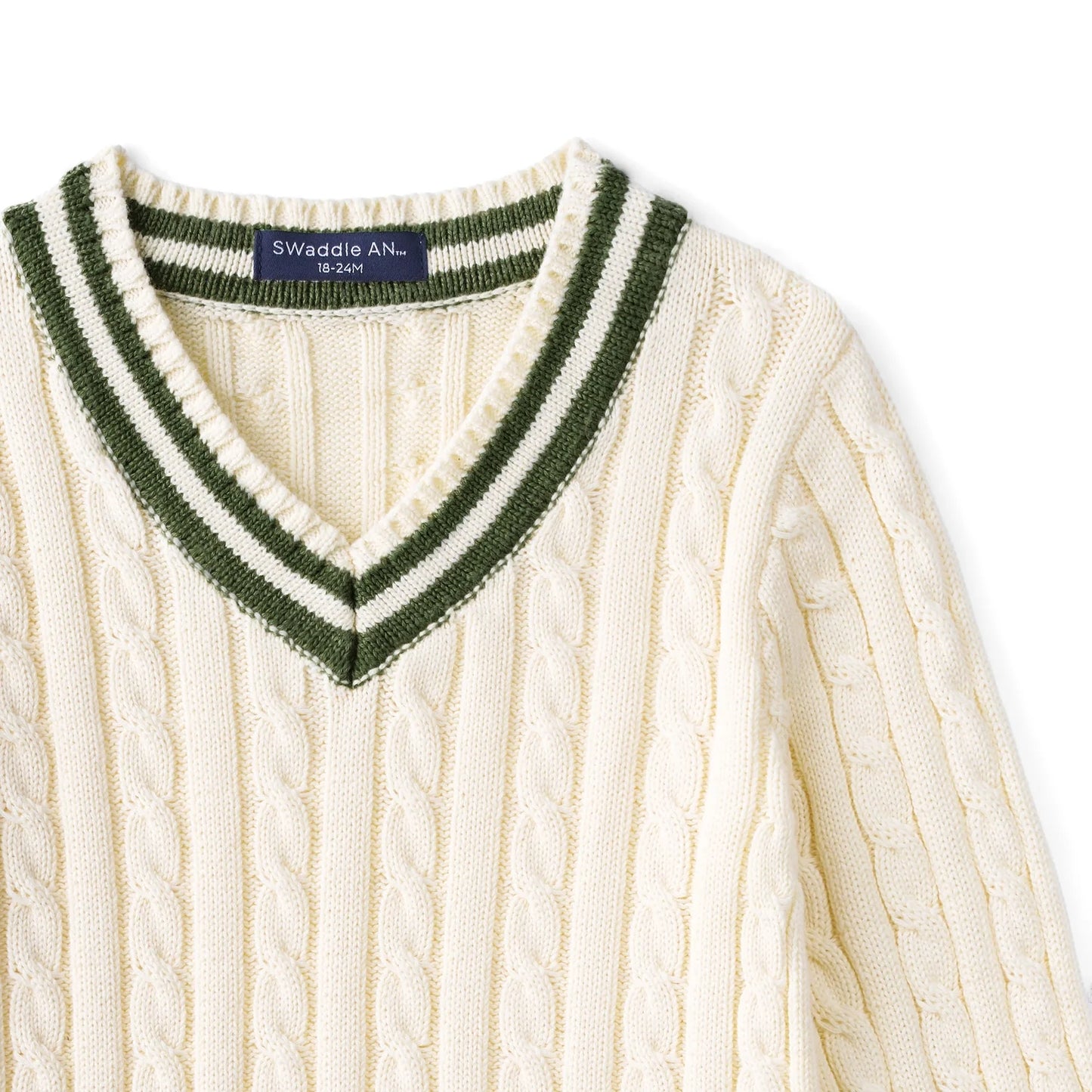 Signature Cable Knit Cricket Kids Sweater