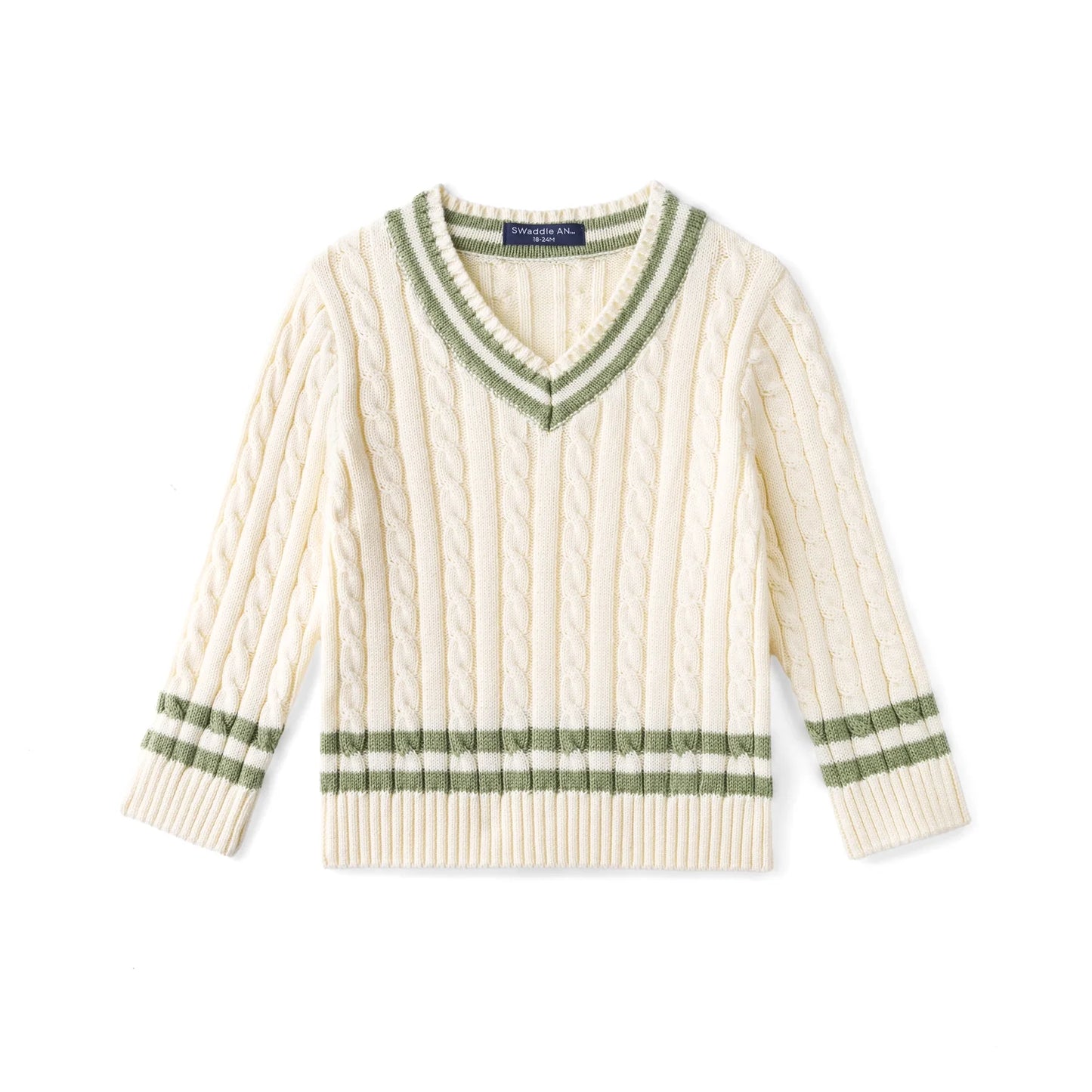 Signature Cable Knit Cricket Kids Sweater