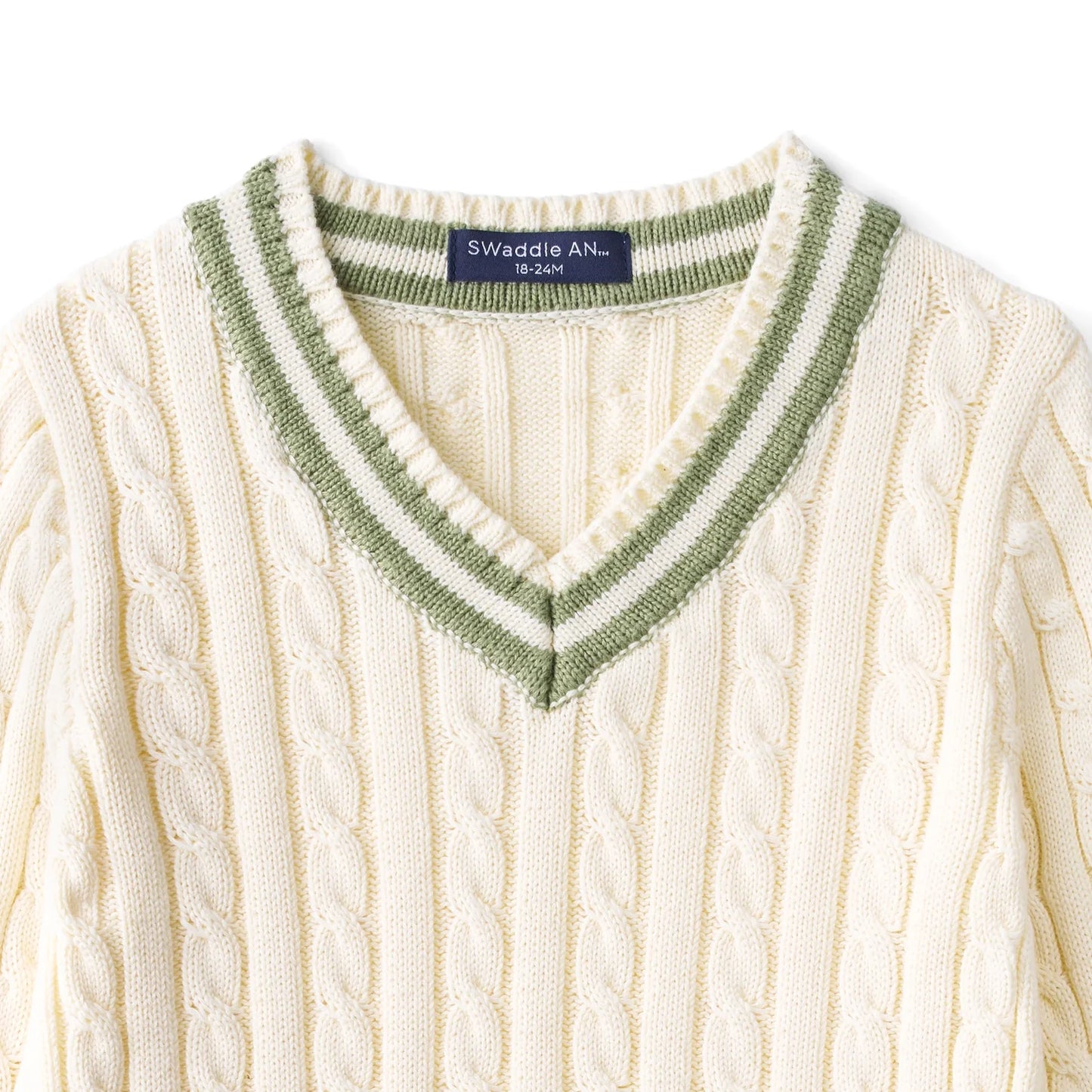 Signature Cable Knit Cricket Kids Sweater