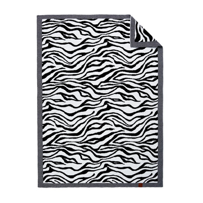 Baby Zebra Jacquard Knit Blanket