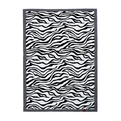 Baby Zebra Jacquard Knit Blanket