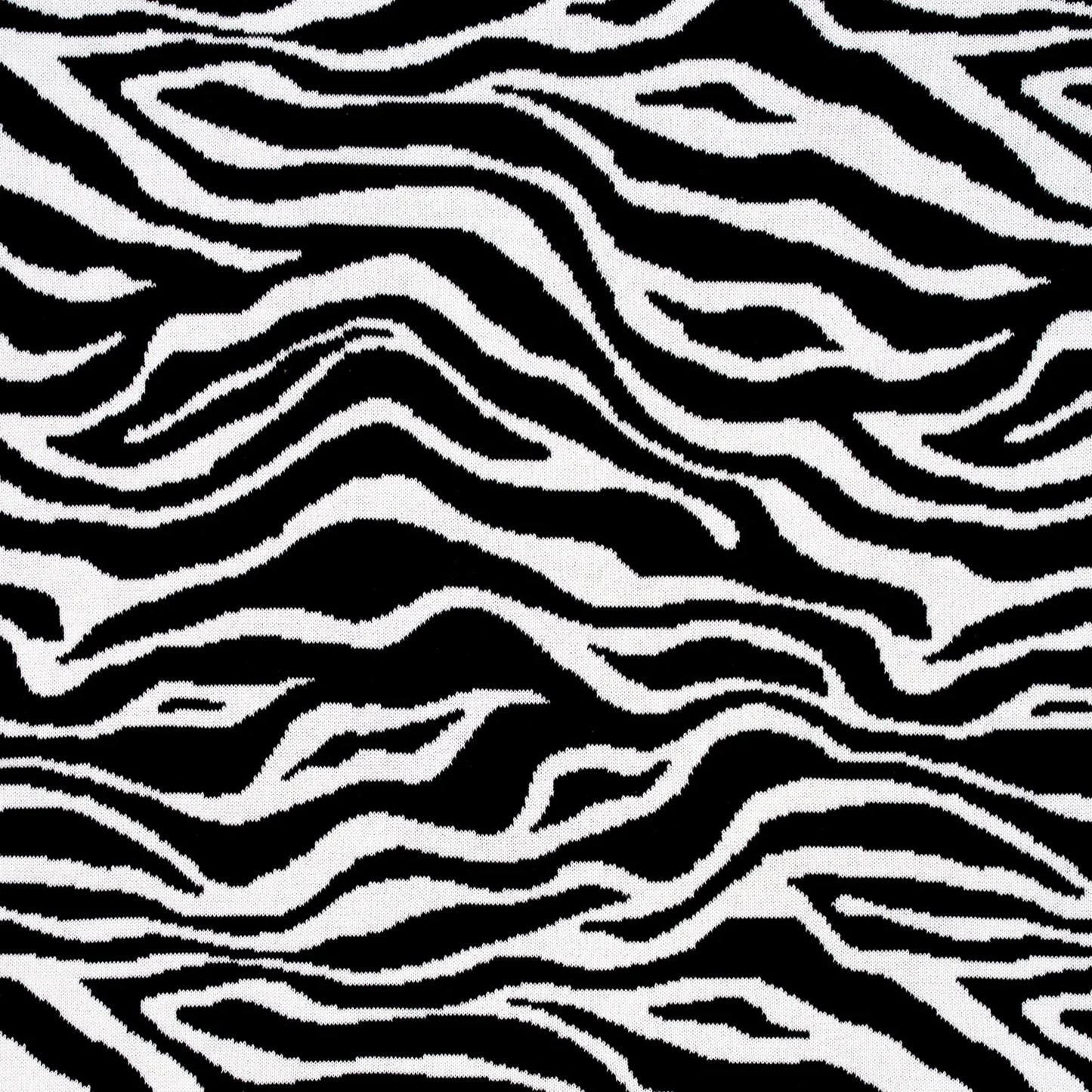 Baby Zebra Jacquard Knit Blanket