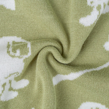 Golf Baby Knit Button Romper