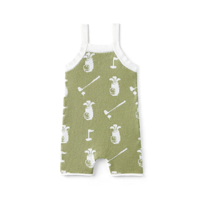 Golf Jacquard Knit Playsuit