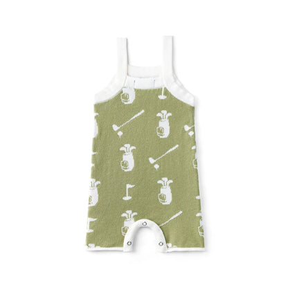 Golf Jacquard Knit Playsuit