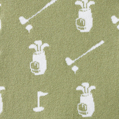 Golf Jacquard Knit Playsuit