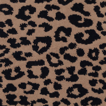 Leopard Baby Knit Playsuit