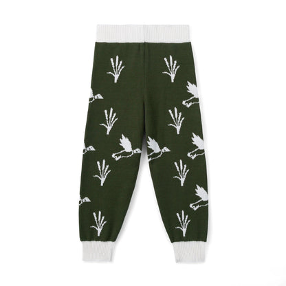 Mallard Duck Knit Jogger Pants