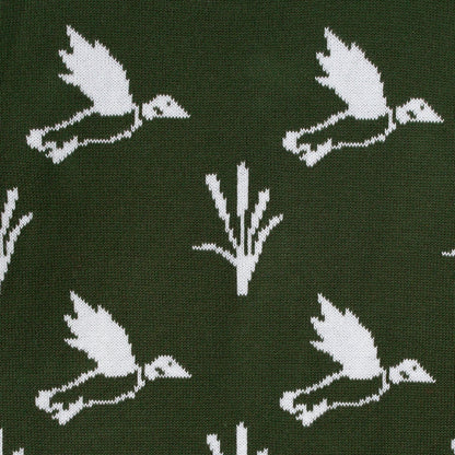 Mallard Duck Knit Long Sleeve Crewneck Sweater